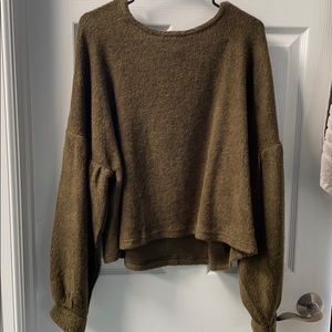 Olive green sweater